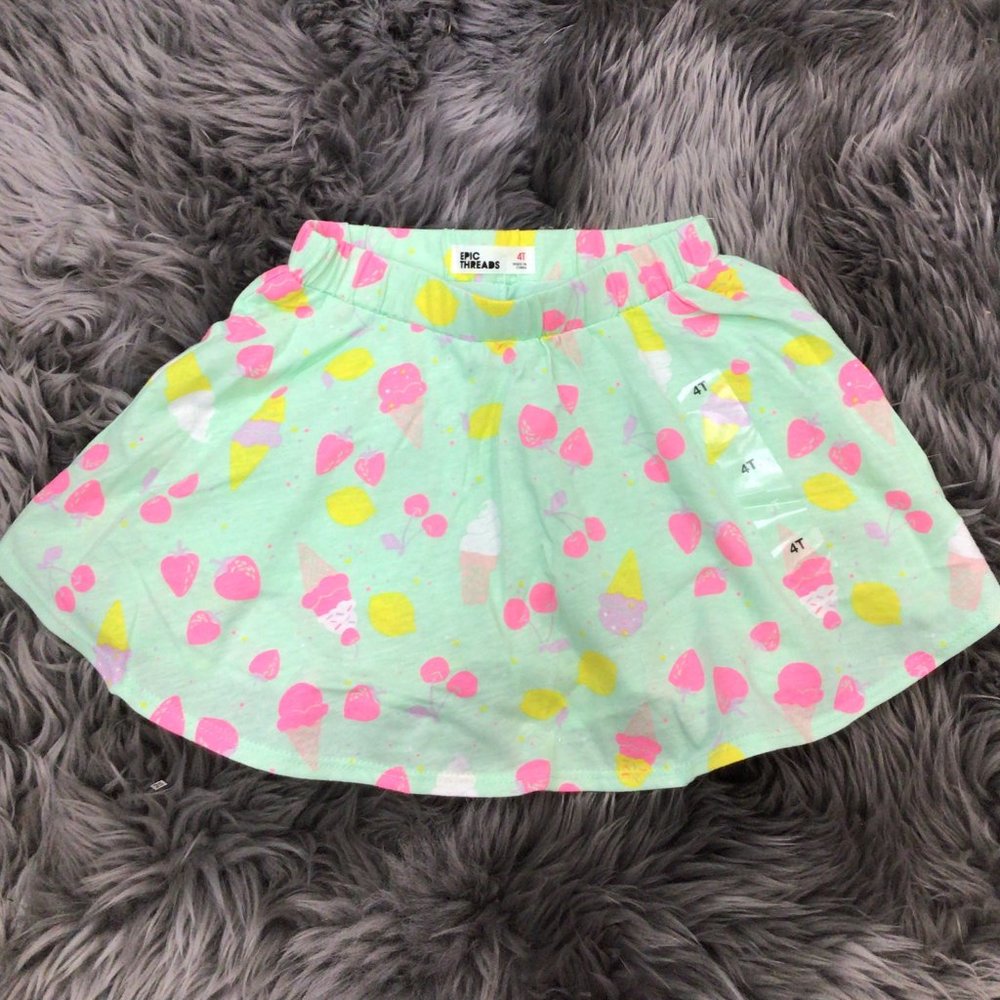 Epic Threads | Girl's Skort | Mint Ice Cream | Various Sizes